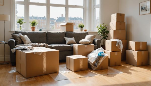 Les cartons de déménagement se préparent des semaines avant